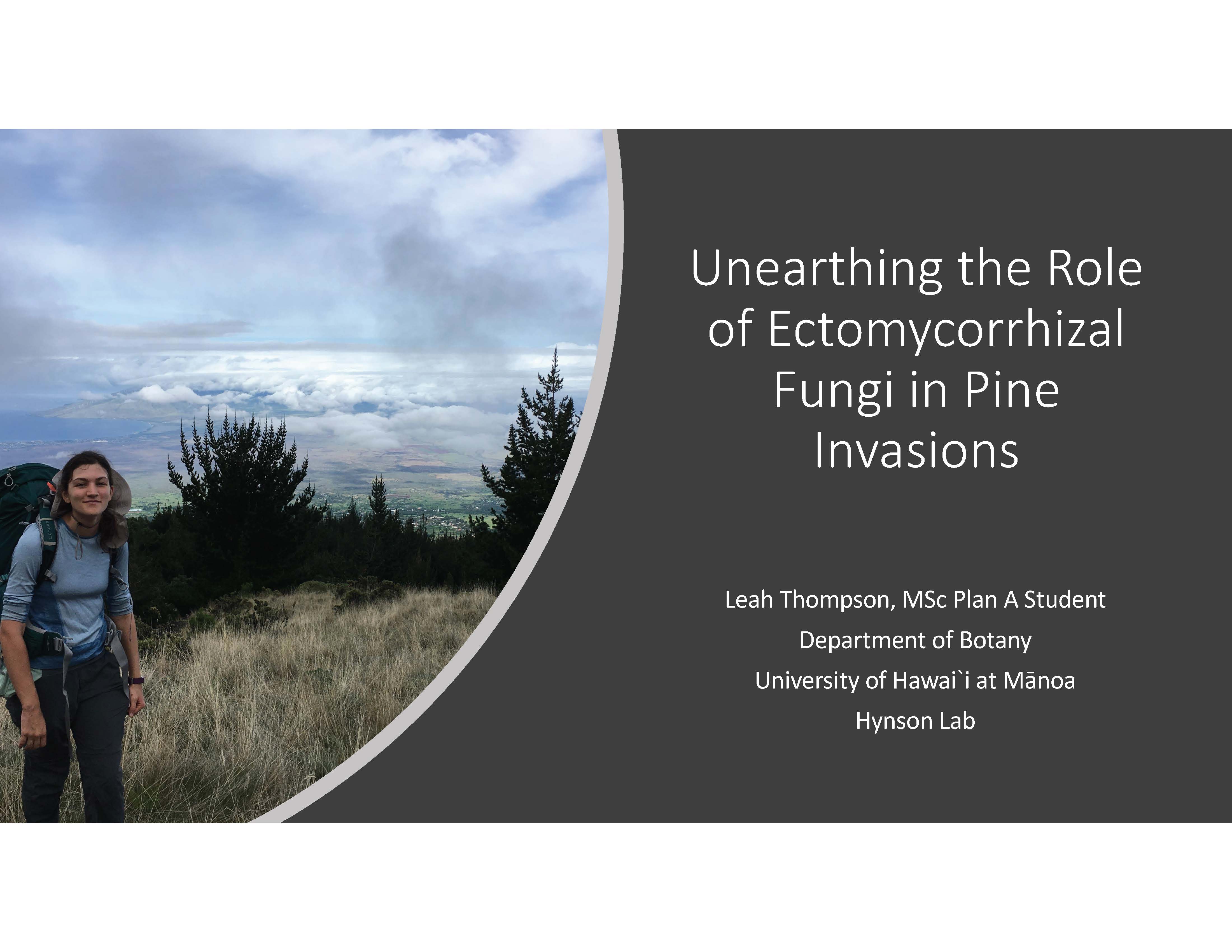 Congrats to Lab Member Leah Thompson for her successful presentation at the Botany Graduate Symposium!